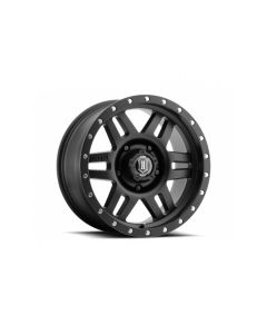 2007-Present Toyota Tundra Six Speed Wheels - Satin Black Finish 17" by ICON (1417855557SB)