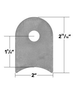 Weld On Flat Tab 3" Cope (10 Pack)