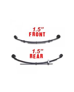 Suzuki Samurai SPOA Front Leaf Springs, Pair, 1.5" Height With Bushings