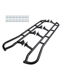 1995-2004 Toyota Tacoma Rock Sliders - 80-inch Standard Cab Black Powdercoat