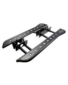 2010+ Toyota 4Runner APEX Rock Sliders Black Powdercoat