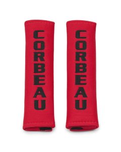 Corbeau Pair Of 3" Red Harness Pads