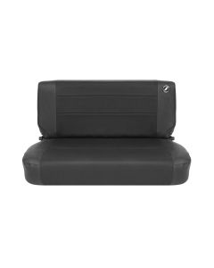 Corbeau Safari Bench Seat Black Vinyl/Cloth