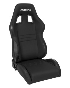Corbeau A4 Reclining Seat Pair Black Leather