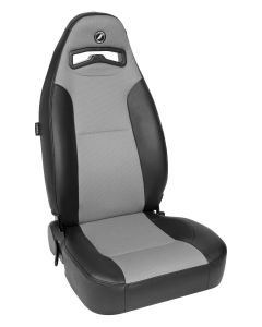 Corbeau Moab Reclining Seat Pair Black Vinyl/Gray Cloth with 5th Slot