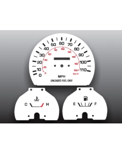 89-91 Pickup Face Gauges, Non-Tach