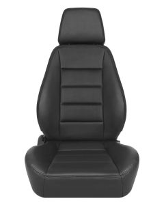 Corbeau Sports Reclining Seat Pair Black Vinyl
