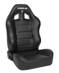Corbeau Baja XRS Reclining Seat Pair Black Vinyl/Cloth
