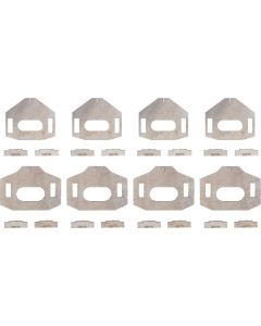 Weld-on Lower Control Arm Cam Tab Gussets for 2005-2015 Tacoma, 2003-2009 4Runner, 07-09 FJ Cruiser