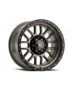 Icon Alloys By IVD 17" Alpha Wheel (BRONZE) With 6 On 5.5 Bolt Pattern For 1995+ Toyoa Tacoma, 1990+ Toyota 4Runner, 2007+ Toyota FJ Cruiser, 1999-2006 Toyota Tundra (1217858347BR)
