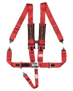 Corbeau 3" Red 5-Point Latch & Link Harness