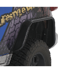 Warrior Toyota FJ Cruiser Rear Tube Flares Black Powdercoat