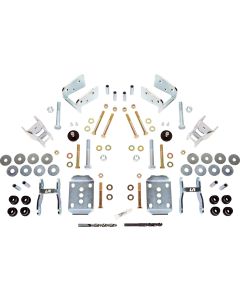 Toyota Leaf Spring Swap Kit with Missing Link Shackles for Suzuki Samurai - Rear Kit