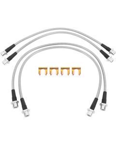 2005-2015 Toyota Tacoma Stainless Steel Brake Line Kit - Front and Rear 6" Longer Than Stock