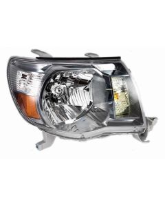 2005-2011 Toyota Tacoma Headlamp/Headlight Assembly Chrome RIght Hand Side (TAC-HL-CH-RH-05-11)