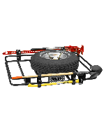 Warrior Spare Tire Mounting Bracket, 9" Spread