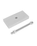 1/2" Steel Leaf Spring Shim with Center Pin